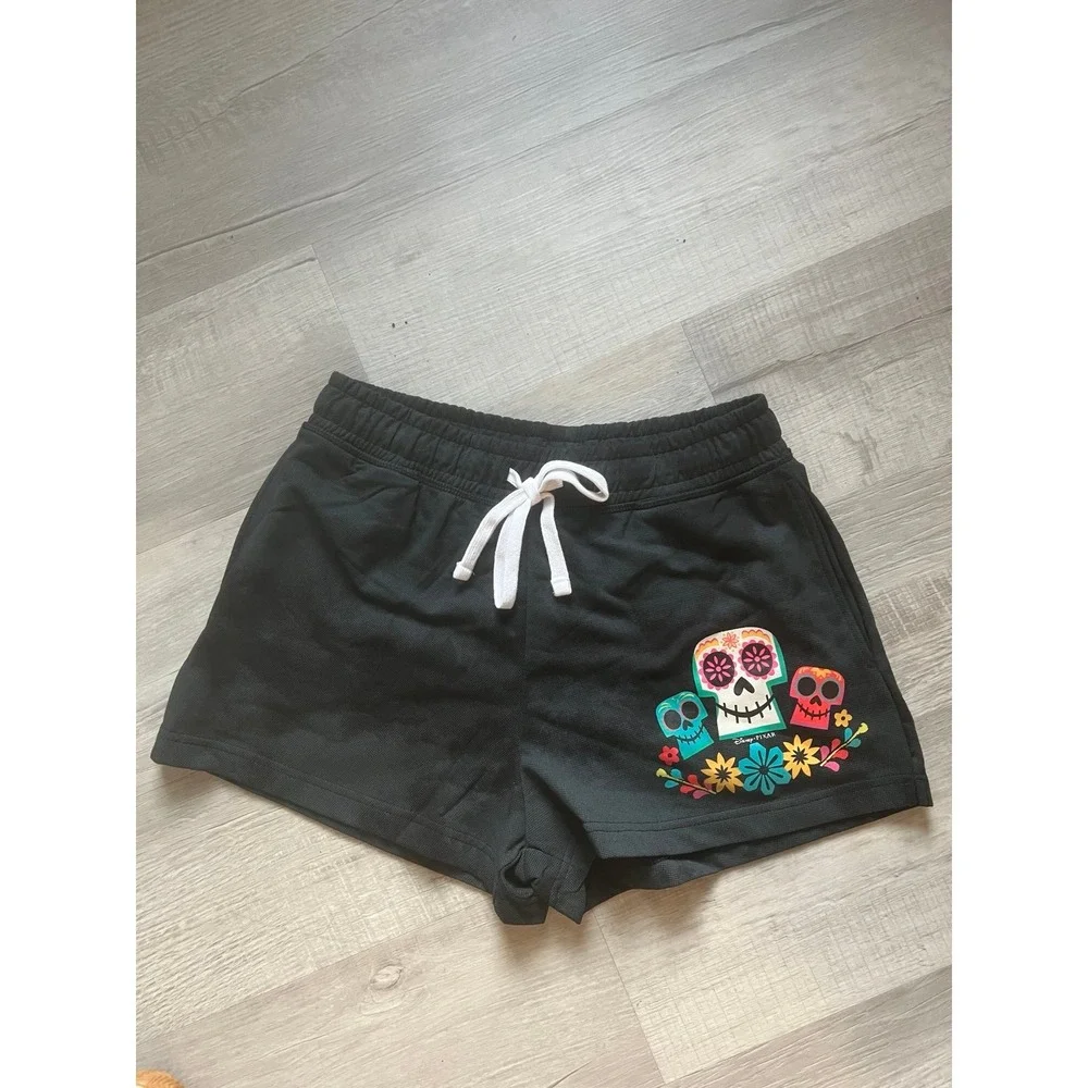Disney Pixar Coco Sugar‎ Skull Lounge shorts new medium women's - Picture 3 of 8
